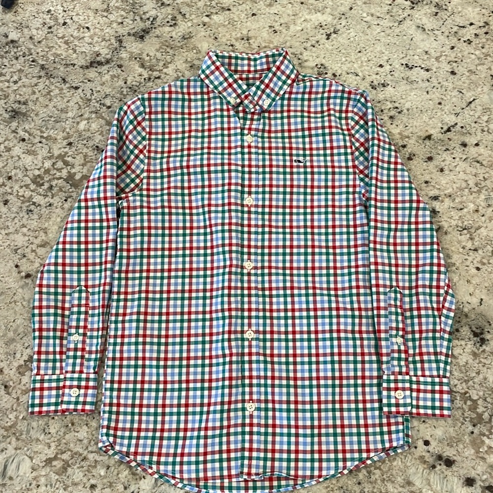 Boys Vineyard Vines Plaid Shirt